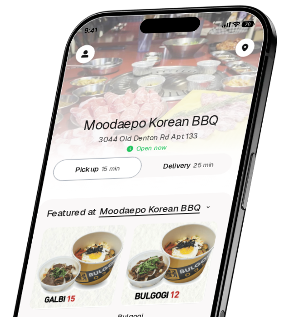 Moodaepo Korean BBQ app preview